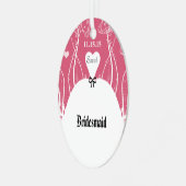 Hochzeitsgown Bridesmaid Weihnachtsschmuck (Vorderseite links)