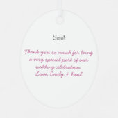 Hochzeitsgown Bridesmaid Weihnachtsschmuck (Rückseite)