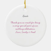 Hochzeitsgown Bridesmaid Weihnachtsschmuck (Hinten)