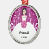 Hochzeitsgown Bridesmaid Weihnachtsschmuck (Links)