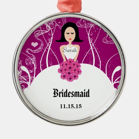 Hochzeitsgown Bridesmaid Weihnachtsschmuck (Vorne)