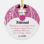 Hochzeitsgown Bridesmaid Weihnachtsschmuck (Vorne)