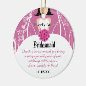 Hochzeitsgown Bridesmaid Weihnachtsschmuck (Links)