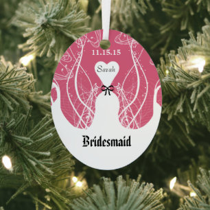 Hochzeitsgown Bridesmaid Weihnachtsschmuck