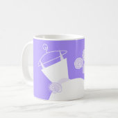 Hochzeitsgown Lila Tasse (Vorderseite Links)