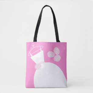 Hochzeitsgown Pink Mother Bridge-Text Tasche