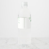 Hochzeitsgrabgrenze Wasserflaschenetikett (Rückseite)