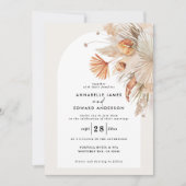 Hochzeitsgras mit natürlichen botanischen Pampas (Vorderseite)