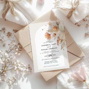 Hochzeitsgras mit natürlichen botanischen Pampas