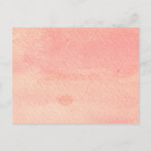 Hochzeitsgras Rose Goldfloralkarte Postkarte (Rückseite)