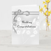 Hochzeitsgratulation an Cousin & Husband Karte (Gelbe Blume)