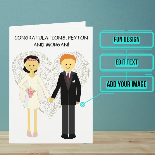 Hochzeitsgratulation Charming Karte