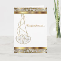Hochzeitsgratulation für Braut und Erbe