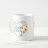 Hochzeitsgratulation in arabischer Farbe Kaffeetasse (Vorderseite Links)