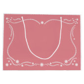 Hochzeitsgrenze Große Geschenktüte (Rückseite)