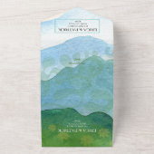 Hochzeitsgrill Wasserfarbenwelt All In One Einladung (Außenbereich)