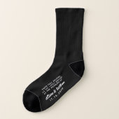 Hochzeitsgroom Funny Socken (Links - Außen)