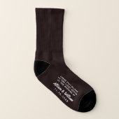 Hochzeitsgroom Funny Socken (Rechts - Außen)