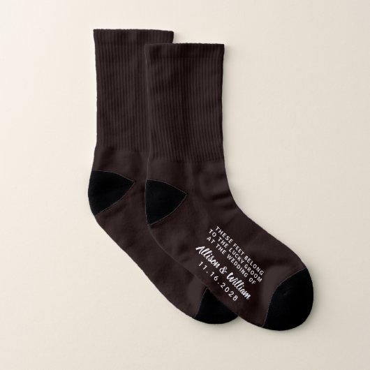 Hochzeitsgroom Funny Socken (Paar)