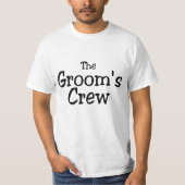 Hochzeitsgrooms-Crew T-Shirt (Vorderseite)