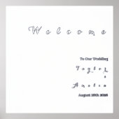 Hochzeitsgrösse Minimal echter Silberstreifen Foliendrucke (Vorderseite)