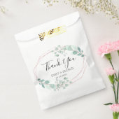 Hochzeitsgrün Design danke Geschenktütchen (Versiegelt)