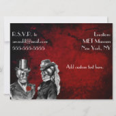 Hochzeitsgrunge - Sondereinladung Einladung (Rückseite)