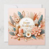 Hochzeitsgrusskarten Feiertagskarte (Vorderseite)