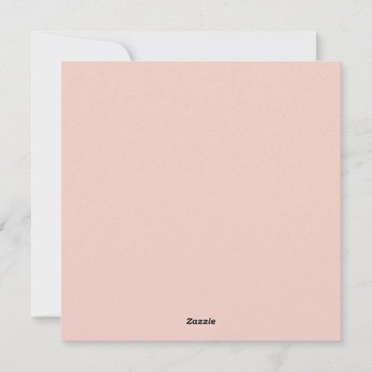 Hochzeitsgrusskarten Feiertagskarte (Rückseite)