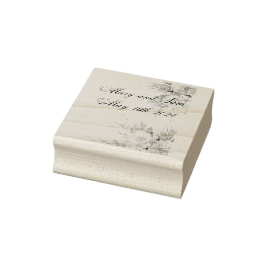 Hochzeitsgummi-Stempel Anpassbar Gummistempel (Stempel)