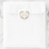 Hochzeitsgunst-Sticker Quadratischer Aufkleber (Tasche)