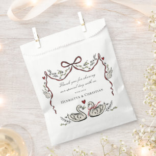 Hochzeitsgunstbeutel Chic Love Birds Geschenktütchen