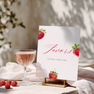 Hochzeitsgunstbeweise Berry in Love Poster