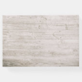 Hochzeitsgürtel florale String Lights Rustikales H Gästebuch (Rückseite)