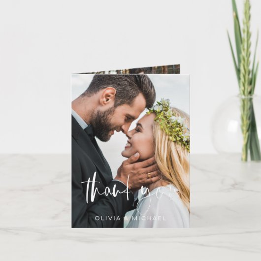 Hochzeitshandbuch Danke Ihnen 2 Fotos (Vorderseite)