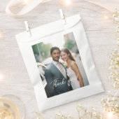 Hochzeitshandschrift Danke 1 Foto Geschenktütchen (Ausgeschnitten)