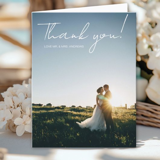 Hochzeitshandschrift Danke 3 Fotos