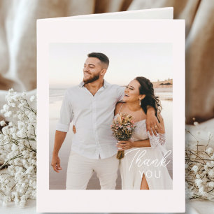 Hochzeitshandschrift Danke 3 Fotos Hellrosa