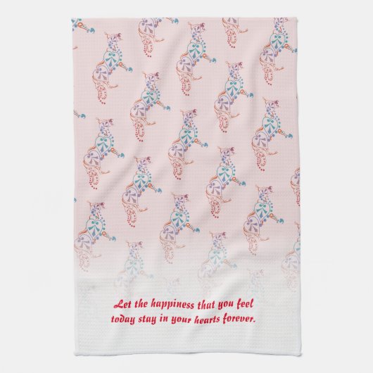 Hochzeitshandtuch Handtuch (Vertikal)