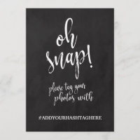 Hochzeitshashtag Erschwingliches Chaklboard-Zeiche