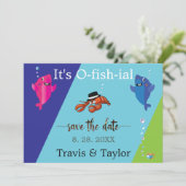 Hochzeitshaus Humster Mobster Save the Date Einladung (Stehend Vorderseite)