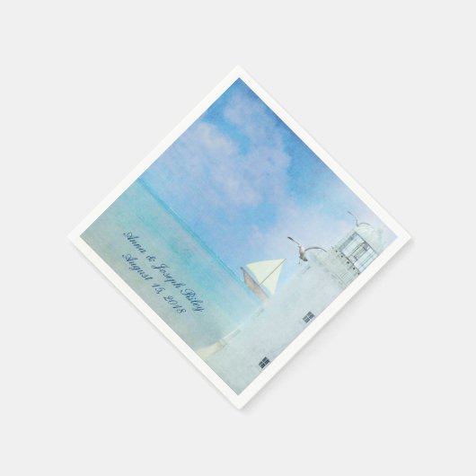 Hochzeitshaus Serviette (Ecke)