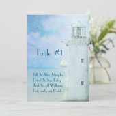 Hochzeitshaus Tischnummer (Stehend Vorderseite)