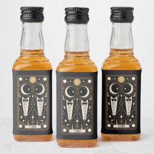 Hochzeitshäuser für Tarot Alkoholflaschenetikett