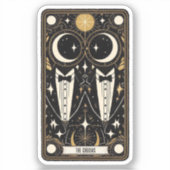 Hochzeitshäuser für Tarot Aufkleber (Vorderseite)