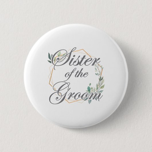 Hochzeitsheim-Brautparty Button (Vorderseite)