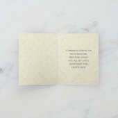 Hochzeitsheirat Groom Jesus Cana Karte (Innenseite)