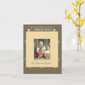 Hochzeitsheirat Groom Jesus Cana Karte (Gelbe Blume)