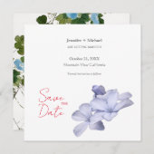 Hochzeitsheirat Minimalistische Kalligrafie Ankündigung (Vorne/Hinten)