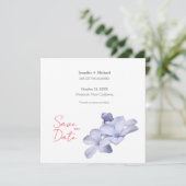 Hochzeitsheirat Minimalistische Kalligrafie Ankündigung (Stehend Vorderseite)